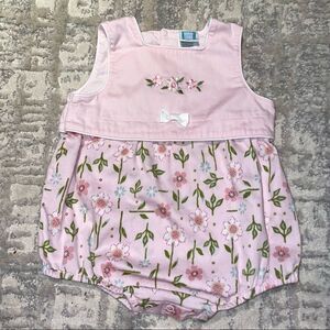 🚨 3 for $25 - LITTLE Me Vintage Baby Floral Romper